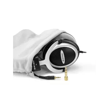 Omnitronic 14000329 Auriculares con cable con diadema llamadas música Negro Plata