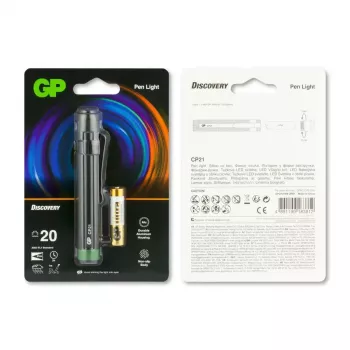 Linterna de mano GP Batterien CP21 Negro