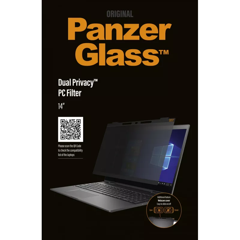 PanzerGlass ® Universal Laptops 13″ - Dual Privacy™| Protector de pantalla