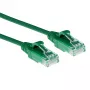 ACT Verde 1 m LSZH U/UTP CAT6 Cable de red Slimline para centro de datos sin lengüeta con conectores RJ45