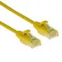 ACT Amarillo 1,5 metros LSZH U/UTP CAT6 Cable de red Slimline para centro de datos, sin lengüeta con conectores RJ45