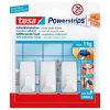 Gancho para toallas TESA 57072-00000 interior blanco 3 uds.