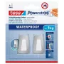 Gancho para toallas TESA 59783-00000 interior blanco 2 uds.
