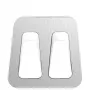 Gancho para toallas TESA 59785-00000 interior acero inoxidable blanco