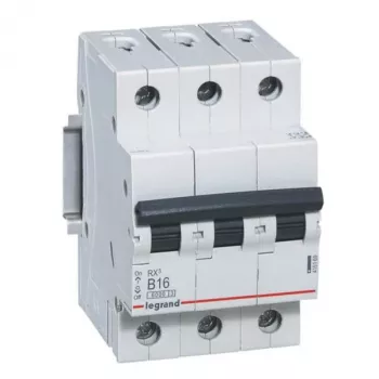 Interruptor automático Legrand 419169 B16A 3P 6kA – 16 A, 3 polos, poder de corte 6 kA