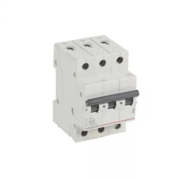 Interruptor automático Legrand 419170 B20A 3P 6 kA 3M — interruptor automático miniatura