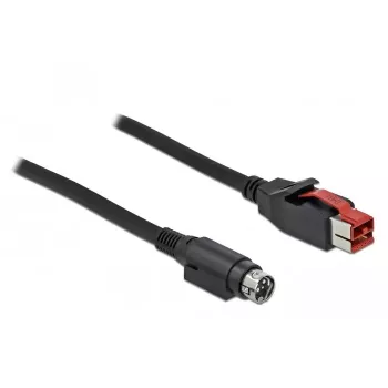 Cable PoweredUSB DELOCK 85946 2 m Mini-DIN 3 pines conector macho