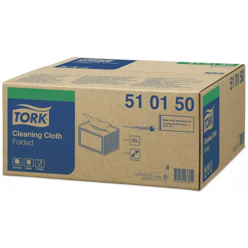 Paño de limpieza de papel Tork 510150