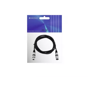 Cable de audio XLR 3 pines Omnitronic 3022047N 3 m Negro