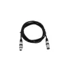 Cable de audio XLR 3 pines Omnitronic 3022047N 3 m Negro