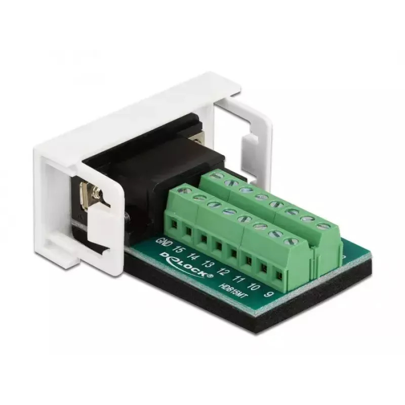 Conector macho VGA a módulo de regletas DeLOCK Easy 45