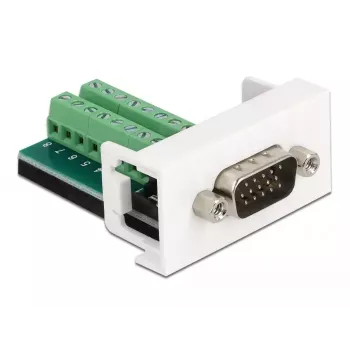 Conector macho VGA a módulo de regletas DeLOCK Easy 45
