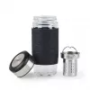 EMSA N20803 taza de té, 420 ml, negro, con filtro