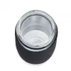 EMSA N20803 taza de té, 420 ml, negro, con filtro
