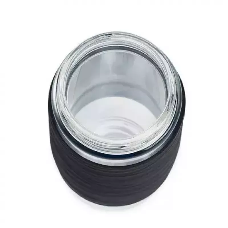 EMSA N20803 taza de té, 420 ml, negro, con filtro