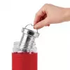 Emsa TEA MUG taza aislante con filtro 2 en 1, 420 ml, rojo