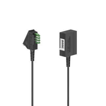Hama 00201101 Cable telefónico 6 m Negro