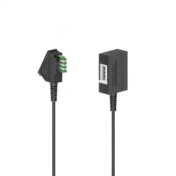 Hama 00201102 Cable telefónico 10 m Negro