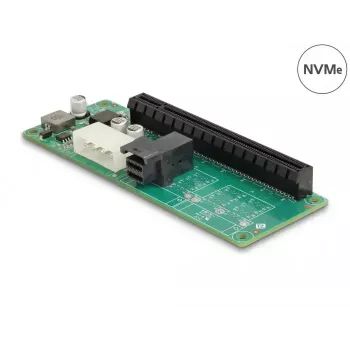 Convertidor DeLOCK 1 x SFF-8643 a interfaz host PCIe x16 interfaz de salida PCIe SFF-8643