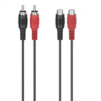 Hama 00305035 Cable de audio 5 m 2 x RCA Negro