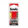 KWB 128440 juego de puntas de acero, 1 paquete