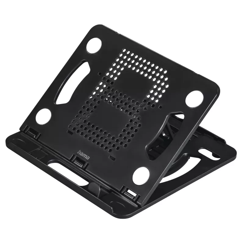 Hama Rotation soporte para portátil, giratorio 360°, inclinable, hasta 39 cm (15,4"), negro