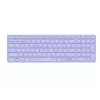 Teclado inalámbrico Rapoo E9700M QWERTZ alemán lila RF Bluetooth