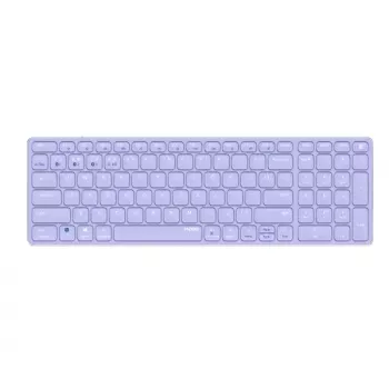 Teclado inalámbrico Rapoo E9700M QWERTZ alemán lila RF Bluetooth