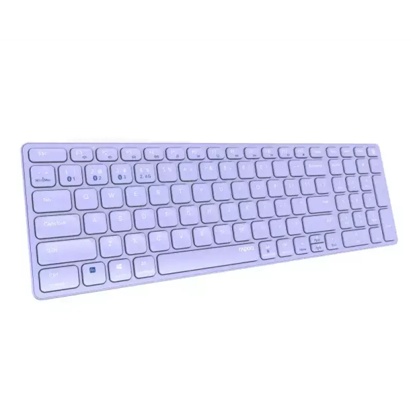 Teclado inalámbrico Rapoo E9700M QWERTZ alemán lila RF Bluetooth