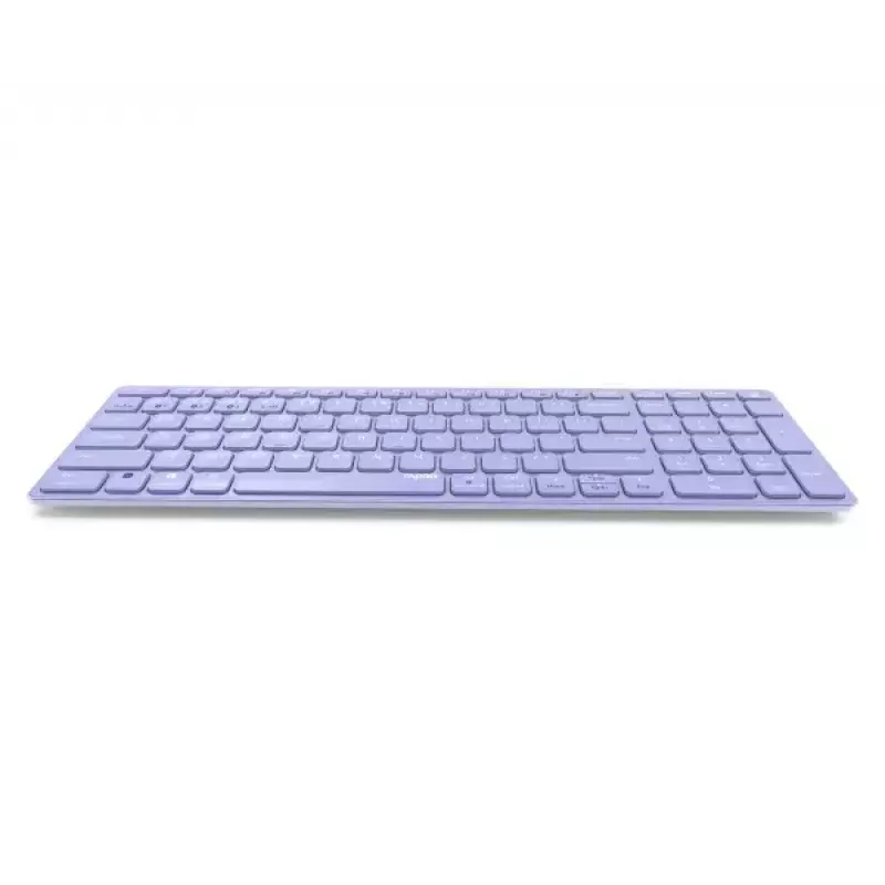 Teclado inalámbrico Rapoo E9700M QWERTZ alemán lila RF Bluetooth