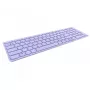 Teclado inalámbrico Rapoo E9700M QWERTZ alemán lila RF Bluetooth