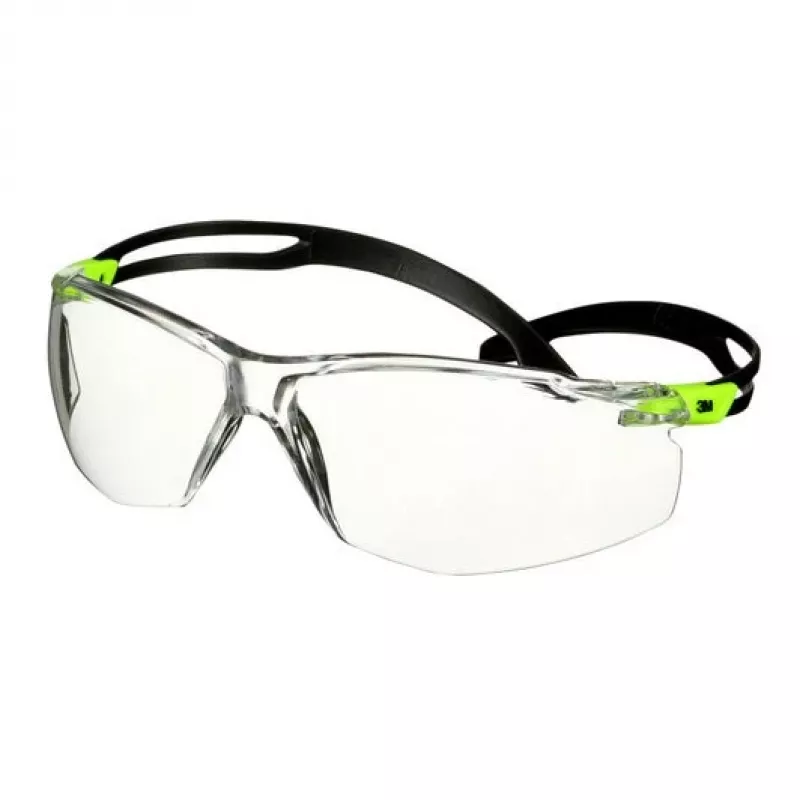 3M SF501SGAF-GRN-EU gafas de protección policarbonato (PC) negro, verde