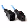 ACT cable de alimentación C19 IEC Lock - C20 azul 1 m, PC1357