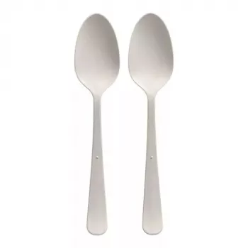 Cuchara de sopa desechable Papstar 96464 polipropileno blanco 100 uds.