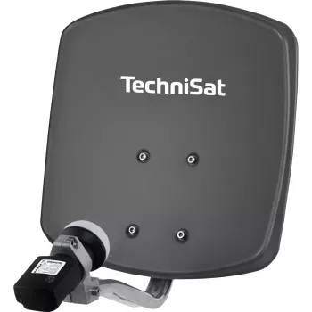TechniSat DIGIDISH 33 antena parabólica con Satfinder V/H-LNB, gris pizarra