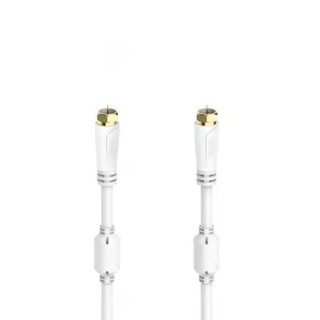 Hama 00205255 cable coaxial 10 m F blanco