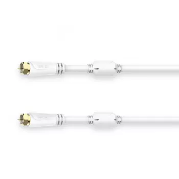 Hama 00205255 cable coaxial 10 m F blanco
