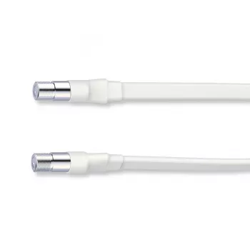 Hama 00205227 cable coaxial 0,2 m F blanco