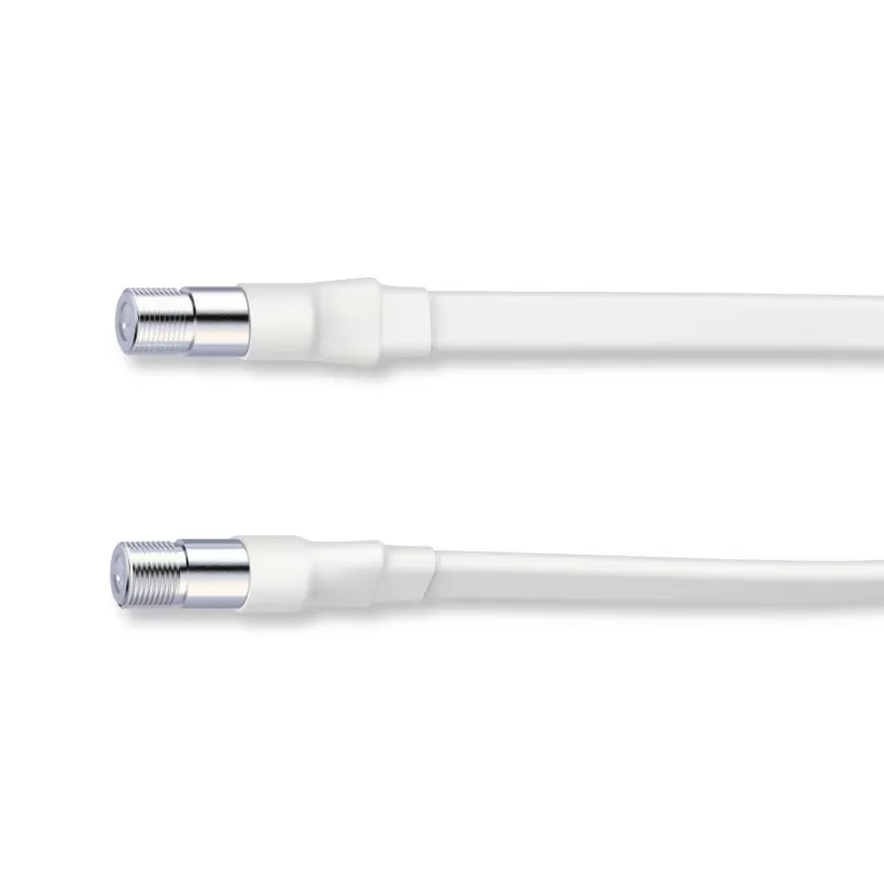 Hama 00205227 cable coaxial 0,2 m F blanco