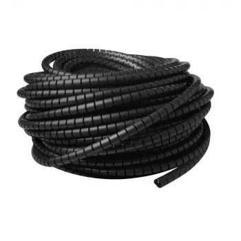 ACT funda espiral para cables de 20 mm, longitud 30 metros, gestión de cables, negro, policloruro de vinilo (PVC)
