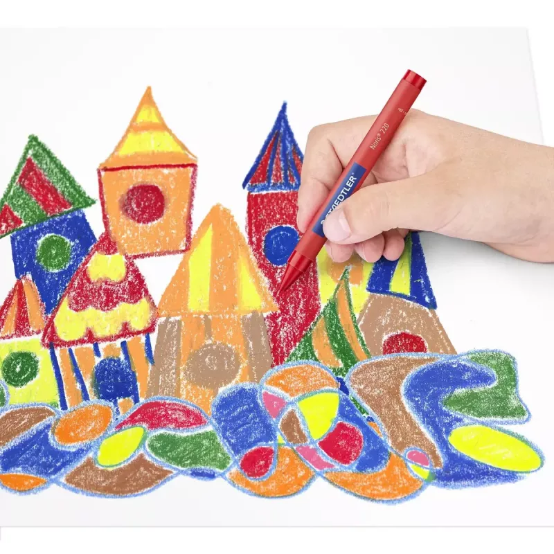 Ceras de colores Staedtler 220 08 C24, colores surtidos, 24 unidades