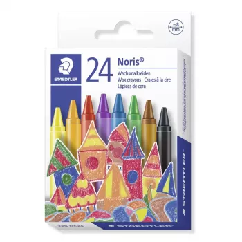 Ceras de colores Staedtler 220 08 C24, colores surtidos, 24 unidades