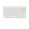 R-Go Tools teclado ergonómico R-Go Compact Break, teclado compacto con software de pausas, QWERTY (UK), Bluetooth, blanco