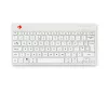 R-Go Tools teclado ergonómico R-Go Compact Break, teclado compacto con software de pausas, QWERTY (UK), Bluetooth, blanco