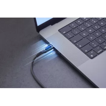 Cellularline cable con pantalla cable USB-C con pantalla LCD integrada