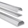 Hama 00220986 Organizador de cables Universal canaleta para cables Plata 1 unidad