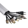 Hama 00220986 Organizador de cables Universal canaleta para cables Plata 1 unidad