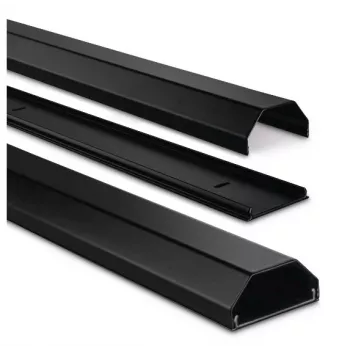 Hama 00220987 Organizador de cables Universal canaleta para cables Negro 1 unidad