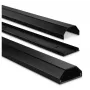 Hama 00220987 Organizador de cables Universal canaleta para cables Negro 1 unidad