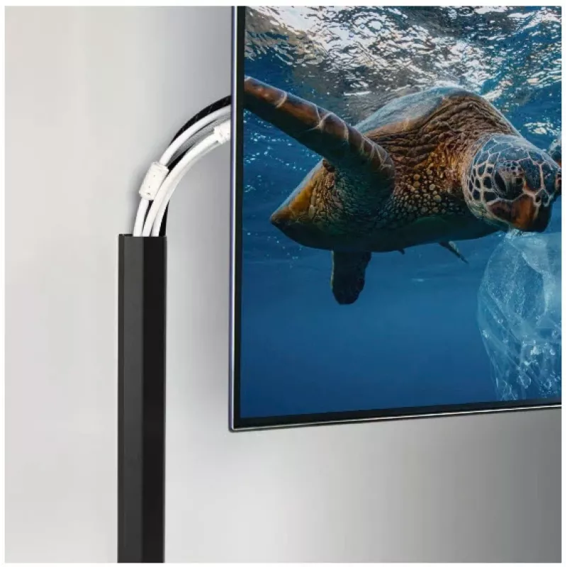 Hama 00220987 Organizador de cables Universal canaleta para cables Negro 1 unidad
